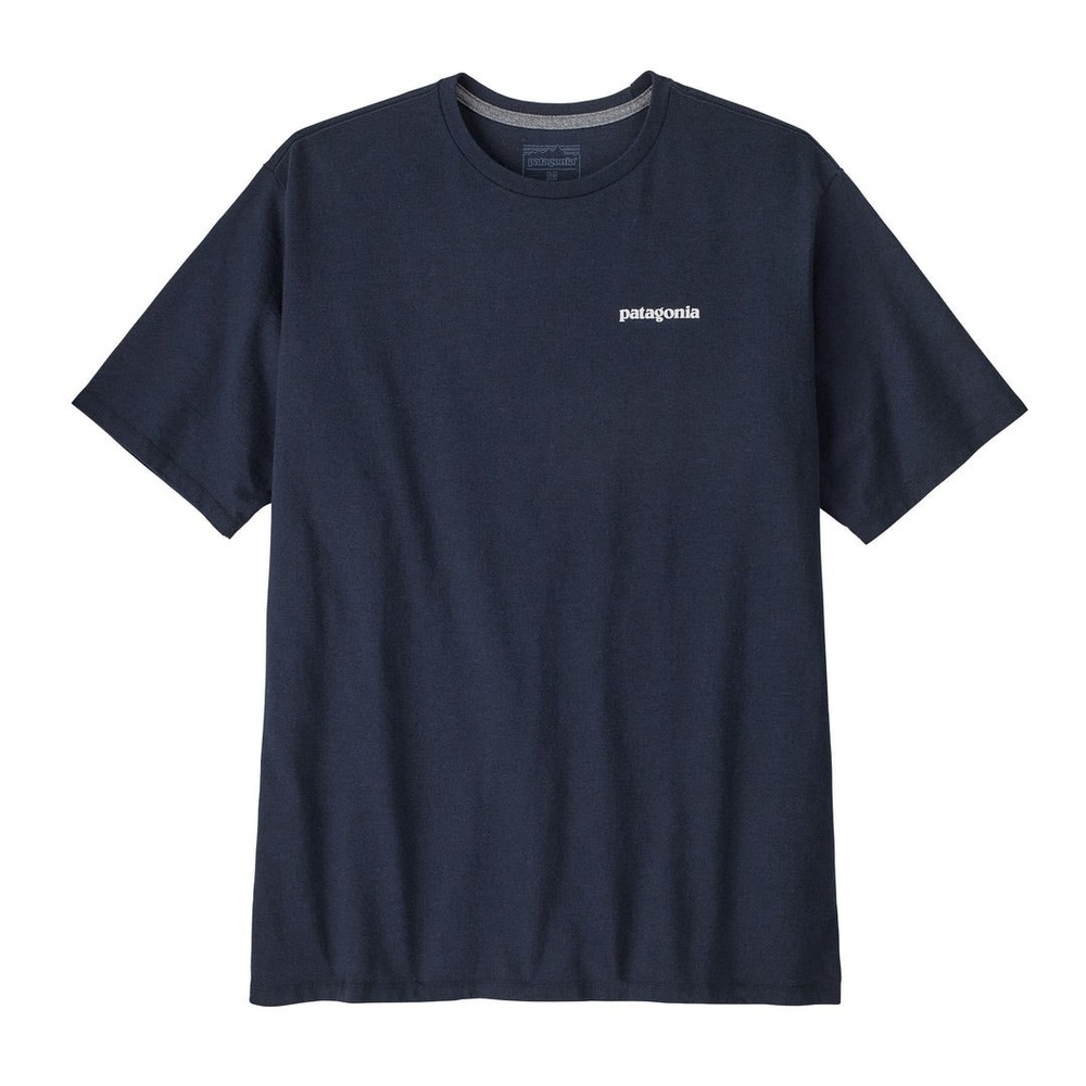 Patagonia P-6 Logo Responsibili-Tee Navy T-Shirt Men's M Women's L